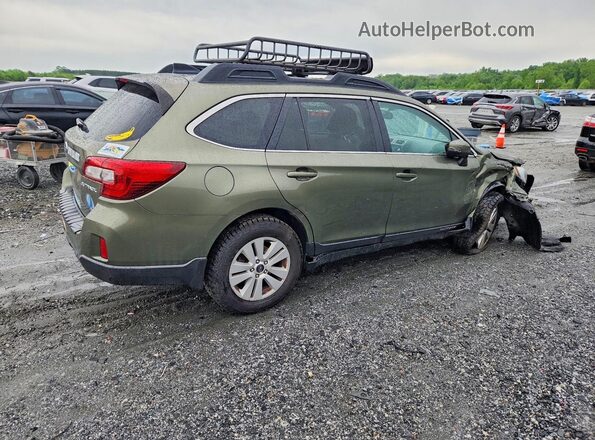 4S4BSBFCXG3237535 2016 SUBARU OUTBACK Зеленый Задняя правая четверть