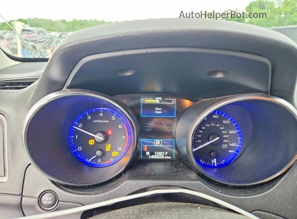 4S4BSBFCXG3237535 2016 SUBARU OUTBACK Зеленый Вид щитка приборов
