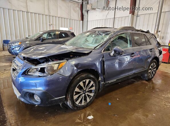 4S4BSBJC2G3254823 2016 SUBARU OUTBACK Синий Передняя левая четверть