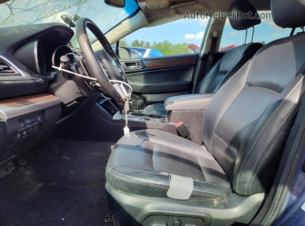 4S4BSBJC2G3254823 2016 SUBARU OUTBACK Синий Вид салона спереди