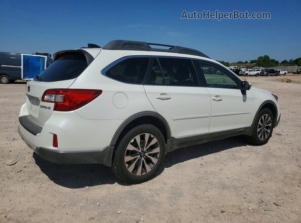 4S4BSBJC5G3290019 2016 SUBARU OUTBACK Белый Задняя правая четверть