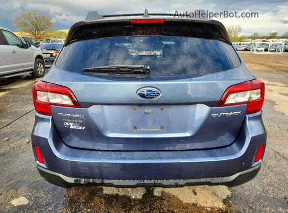 4S4BSBJC8G3235032 2016 SUBARU OUTBACK Синий Вид сзади