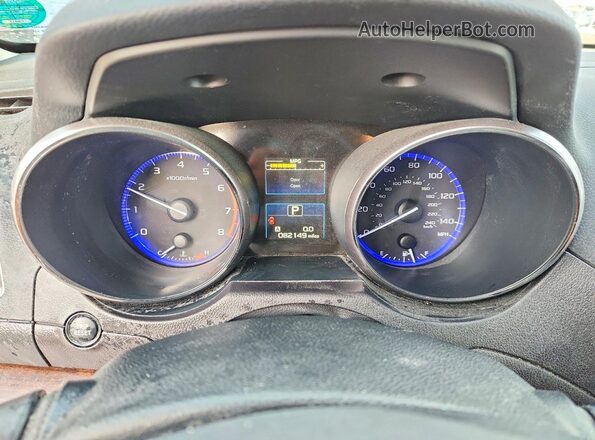 4S4BSBJC8G3235032 2016 SUBARU OUTBACK Синий Вид щитка приборов