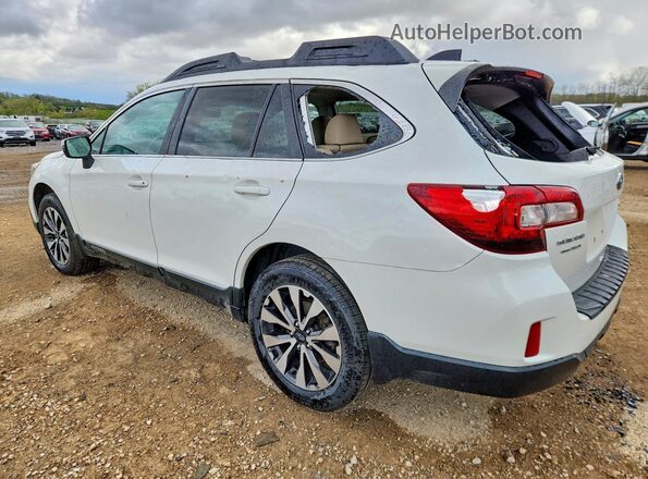 4S4BSBLCXG3200165 2016 SUBARU OUTBACK Белый Задняя левая четверть