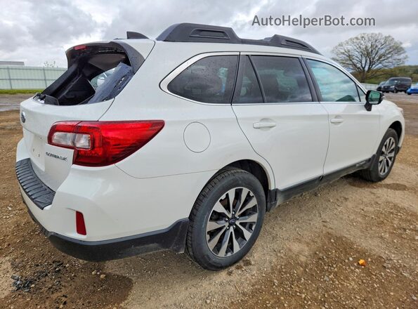 4S4BSBLCXG3200165 2016 SUBARU OUTBACK Белый Задняя правая четверть
