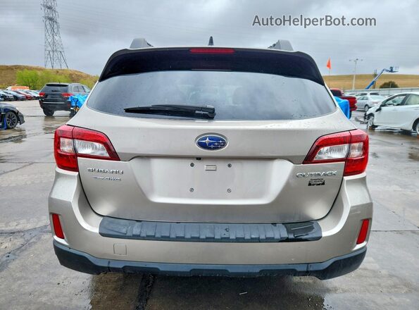 4S4BSBNC4G3276977 2016 SUBARU OUTBACK Бежевый Вид сзади