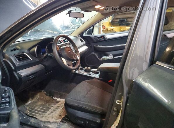 4S4BSDAC7J3308698 2018 SUBARU OUTBACK Gray Widok wnętrza z przodu
