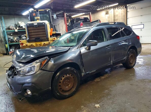 4S4BSDAC7J3308698 2018 SUBARU OUTBACK Gray Przód lewy
