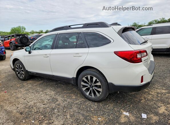 4S4BSEKC7H3287821 2017 SUBARU OUTBACK Белый Задняя левая четверть