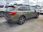 2018 Subaru Outback 3.6r Limited Зеленый vin: 4S4BSENC0J3303021