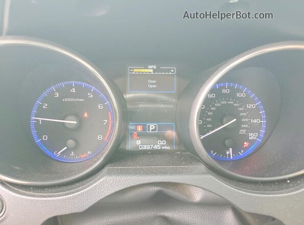 4S4BSENC0J3303021 2018 SUBARU OUTBACK Зеленый Вид щитка приборов
