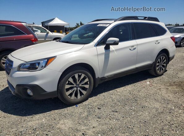 4S4BSENC1H3294307 2017 SUBARU OUTBACK Белый Передняя левая четверть