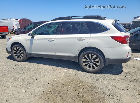 4S4BSENC1H3294307 2017 SUBARU OUTBACK Белый Задняя левая четверть