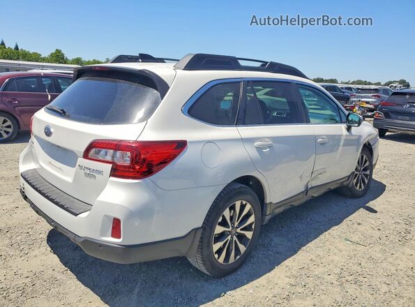 4S4BSENC1H3294307 2017 SUBARU OUTBACK Белый Задняя правая четверть