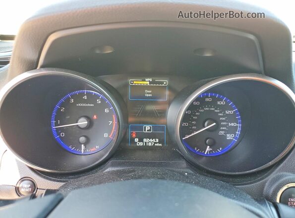 4S4BSENC2H3375476 2017 SUBARU OUTBACK White Widok zestawu wskaźników