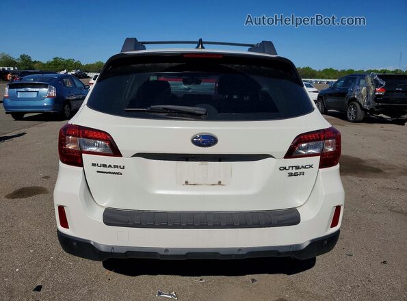 4S4BSENC2H3375476 2017 SUBARU OUTBACK White Widok z tyłu