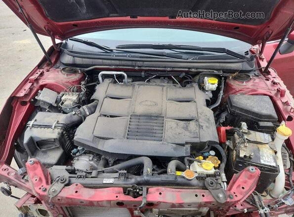4S4BSENC2J3329894 2018 SUBARU OUTBACK Red Սալոնի հետևի տեսք