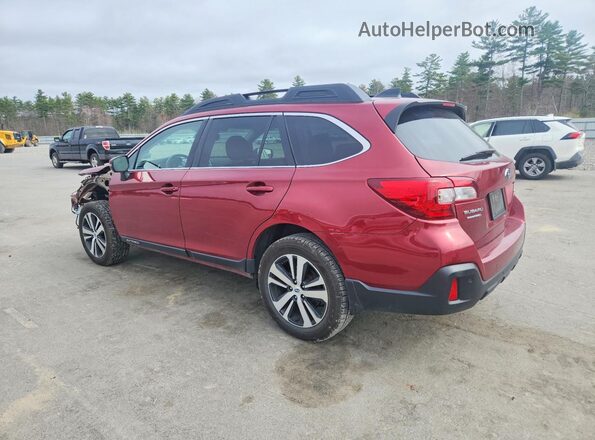 4S4BSENC2J3329894 2018 SUBARU OUTBACK Red Հետևի ձախ