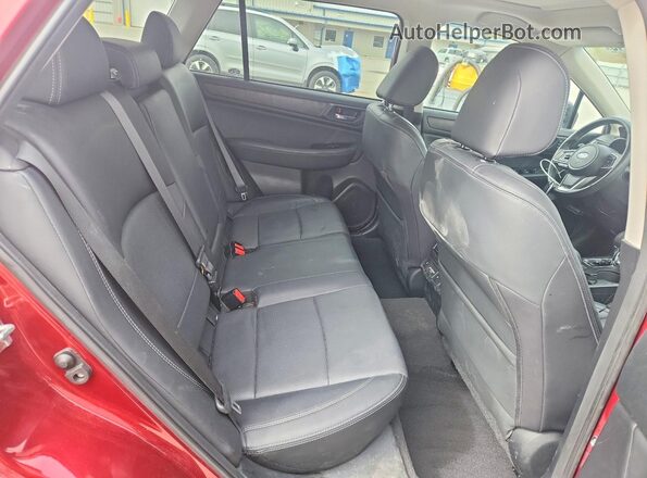 4S4BSENC2J3329894 2018 SUBARU OUTBACK Red Հետևի նստատեղերի տեսք