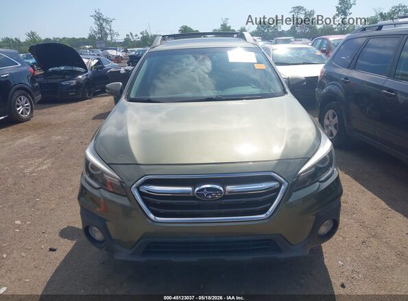 4S4BSENC3J3355288 2018 SUBARU OUTBACK Green Widok zestawu wskaźników