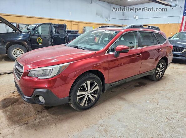 4S4BSENC3J3386962 2018 SUBARU OUTBACK Red Vista tres cuartos delantera izquierda