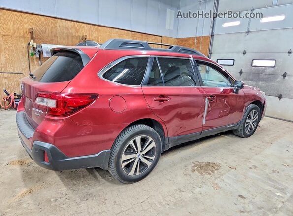 4S4BSENC3J3386962 2018 SUBARU OUTBACK Red Trasero derecho