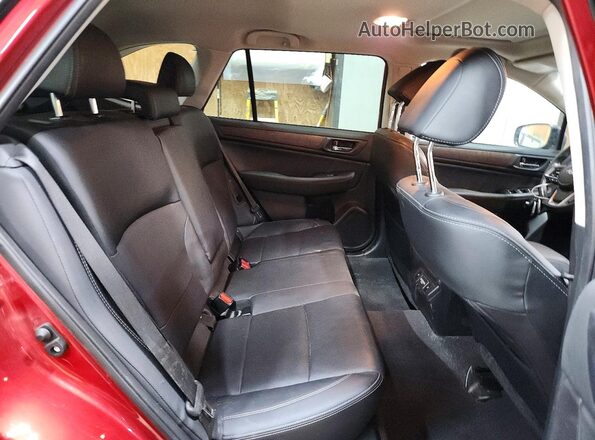 4S4BSENC3J3386962 2018 SUBARU OUTBACK Red Vista de los asientos traseros
