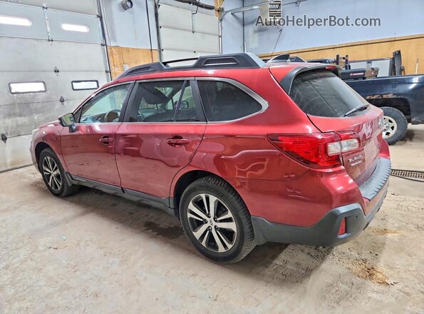 4S4BSENC3J3386962 2018 SUBARU OUTBACK Red Trasero izquierdo