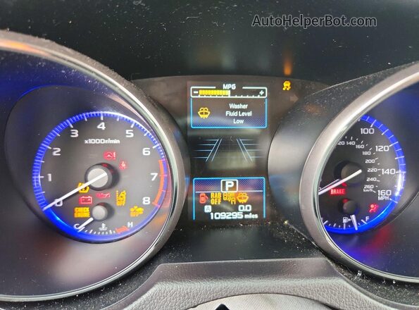 4S4BSENC4H3388360 2017 SUBARU OUTBACK Серебряный Вид щитка приборов