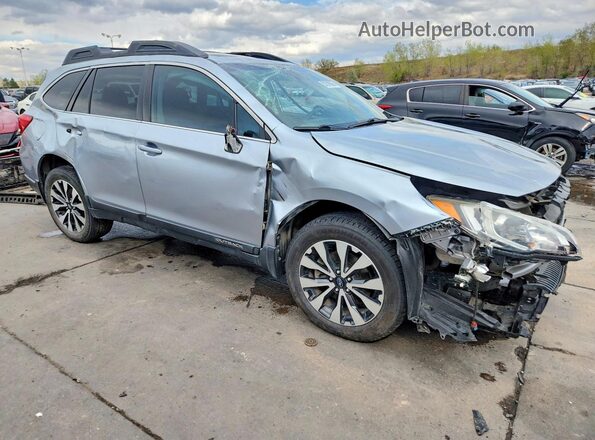 4S4BSENC4H3388360 2017 SUBARU OUTBACK Серебряный Передняя правая четверть