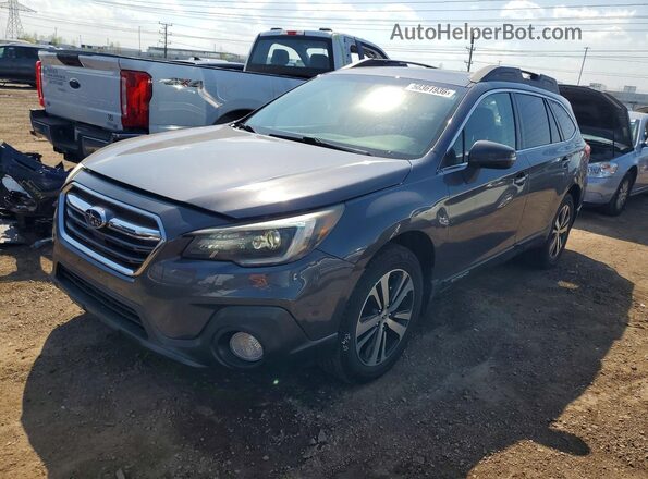 4S4BSENC4K3317098 2019 SUBARU OUTBACK Gray Передня ліва чверть