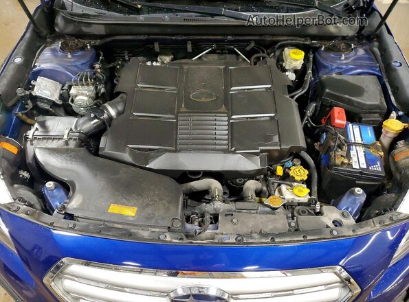 4S4BSENC5G3249305 2016 SUBARU OUTBACK Blue Widok wnętrza z tyłu
