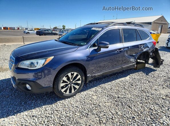 4S4BSENC5H3280135 2017 SUBARU OUTBACK Blue წინა მარცხენა ხედი სამი მეოთხედიდან