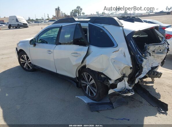 4S4BSENC5K3292244 2019 SUBARU OUTBACK White Trasero izquierdo