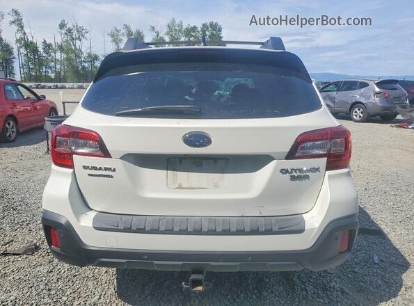4S4BSENC8J3316678 2018 SUBARU OUTBACK Белый Вид сзади