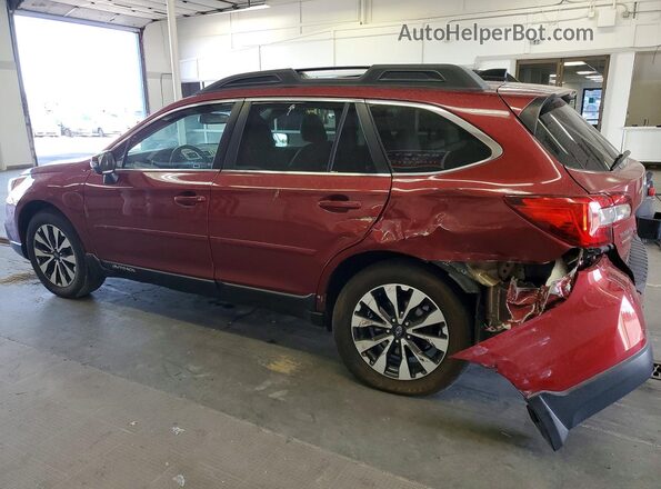 4S4BSENC9G3344241 2016 SUBARU OUTBACK Red Tył lewy