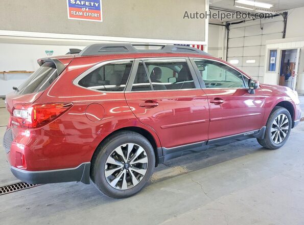 4S4BSENC9G3344241 2016 SUBARU OUTBACK Red Tył prawy