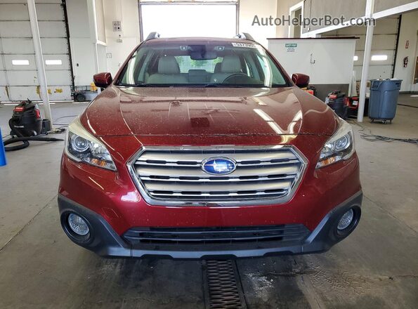4S4BSENC9G3344241 2016 SUBARU OUTBACK Red Widok z przodu