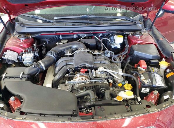 4S4BSENC9G3344241 2016 SUBARU OUTBACK Red Widok komory silnika