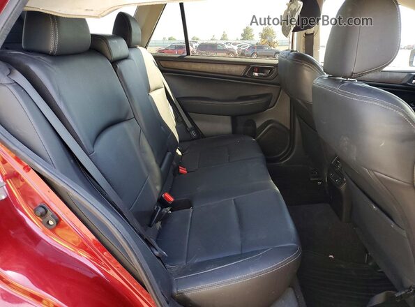 4S4BSENCXG3236338 2016 SUBARU OUTBACK Red Widok tylnych siedzeń
