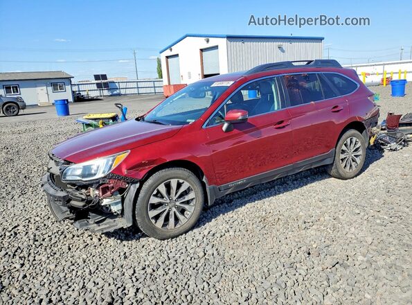 4S4BSENCXG3236338 2016 SUBARU OUTBACK Red Przód lewy