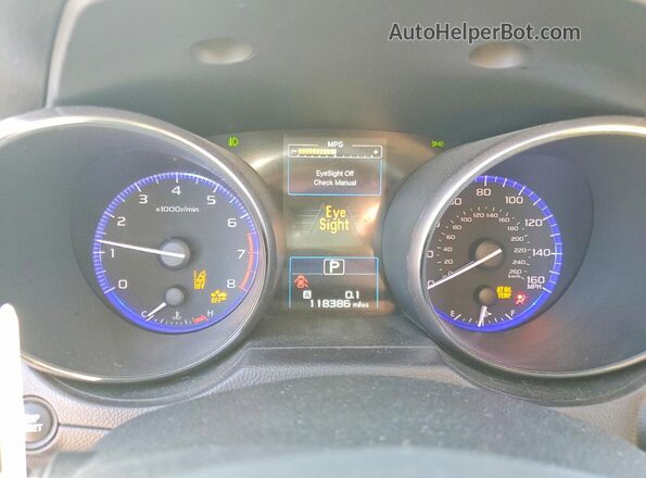 4S4BSENCXG3236338 2016 SUBARU OUTBACK Red Widok zestawu wskaźników