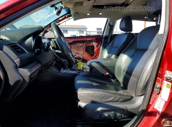 4S4BSENCXG3236338 2016 SUBARU OUTBACK Red Widok wnętrza z przodu