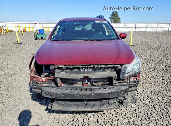 4S4BSENCXG3236338 2016 SUBARU OUTBACK Red Widok z przodu