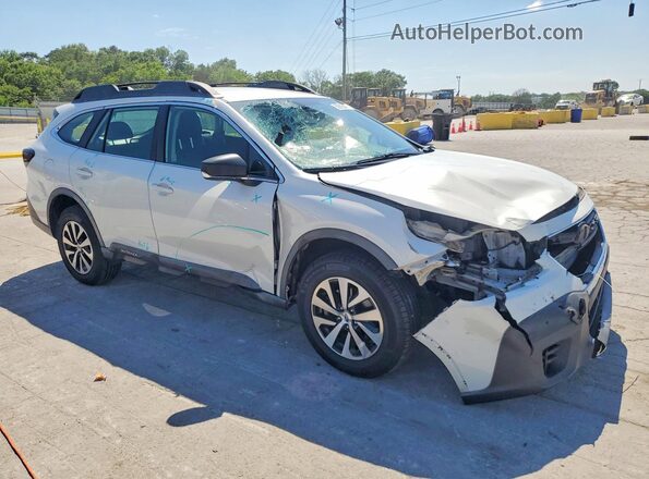 4S4BTAAC1L3130558 2020 SUBARU OUTBACK Белый Передняя правая четверть
