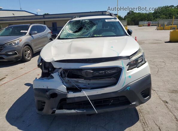 4S4BTAAC1L3130558 2020 SUBARU OUTBACK Белый Вид спереди
