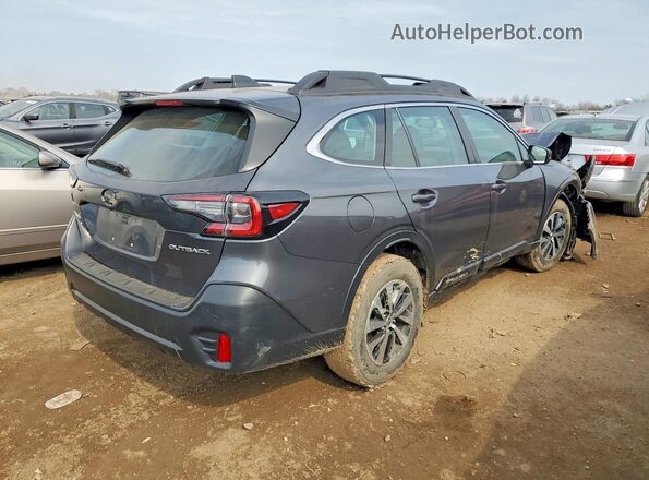 4S4BTAAC1M3197369 2021 SUBARU OUTBACK Gray Trasero derecho