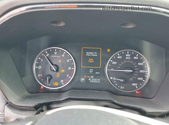 4S4BTAAC1M3197369 2021 SUBARU OUTBACK Gray Vista del cuadro de instrumentos