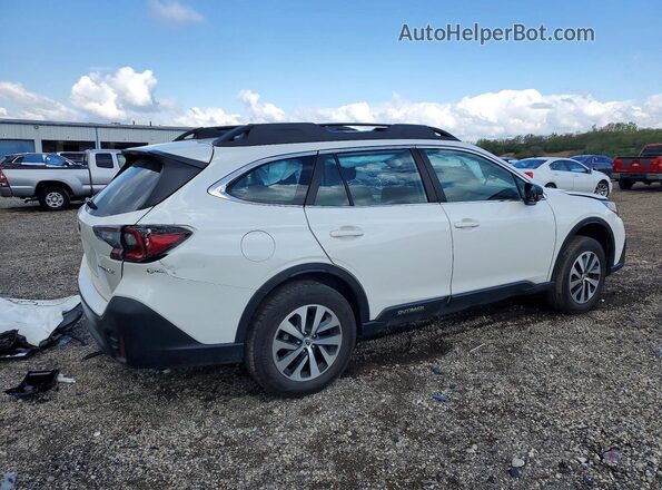 4S4BTAAC1N3148173 2022 SUBARU OUTBACK Белый Задняя правая четверть