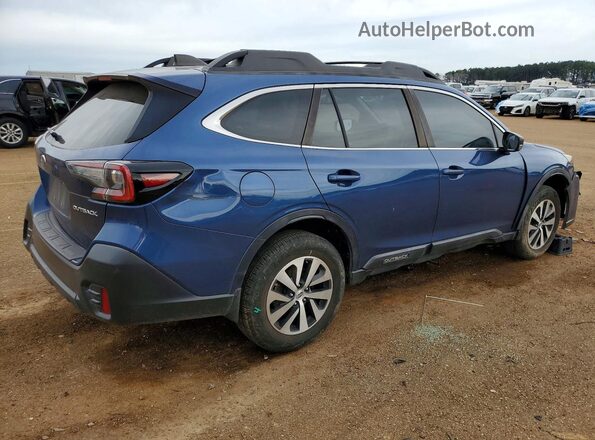 4S4BTAACXL3187115 2020 SUBARU OUTBACK Синий Задняя правая четверть